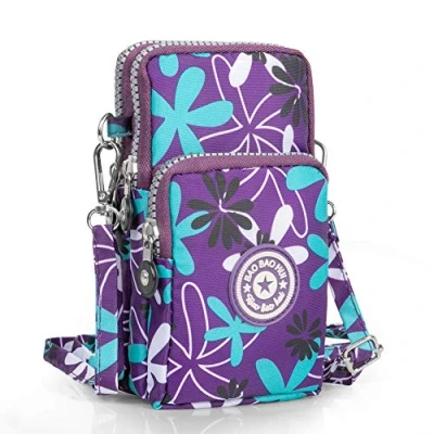 Abbildung von Sportarmband Outdoor Schweißgeschützt Laufarmband Crossbody Schulter Lässige Geldbörse Gym Fitness Handytasche Schlüsselhalter für iPhone 13 Pro/12 Pro/Xs Max/Xr,Galaxy S10 Plus,Huawei P30 Pro,Blume#9