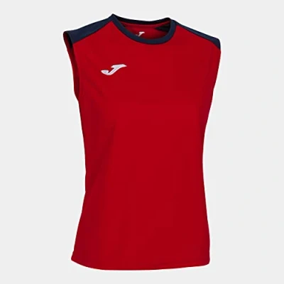 Abbildung von Joma Damen Tanktop Eco Championship T Shirt, Marineblau, Türkis, fluoreszierend, S