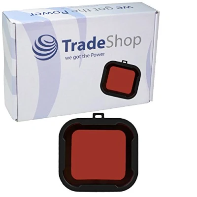 Abbildung von Trade Shop Unterwasser Tauchfilter Rot Farbfilter Kamera Lens Kit Rotlichtfilter PolarPro Aqua Tauchen für GoPro Hero3 +/3 Plus Hero 4 Series