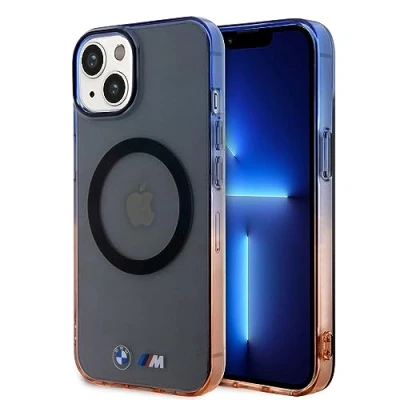 Abbildung von BMW BMHMP14SHTGE hülle für iPhone 14 6.1&quot; grau hardcase Gradient Bumper