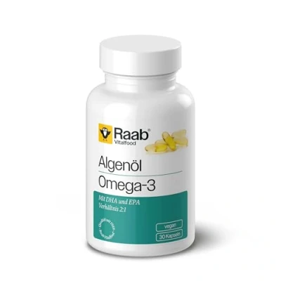 Abbildung von Raab Vitalfood Algenöl Omega 3 Kapseln 30 St