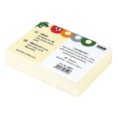 Abbildung von HAN Karteikarten, A8 quer, liniert