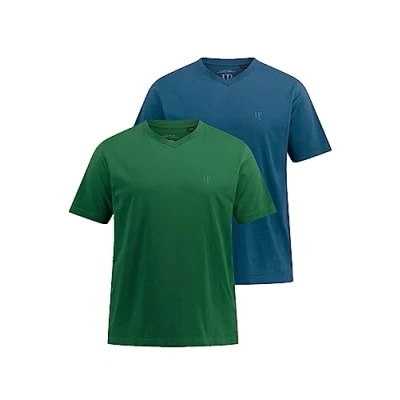 Abbildung von JP1880 Tshirt basic, Herren, Größe: 3XL, Smaragdgrün