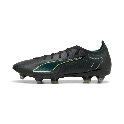 Abbildung von Puma ULTRA 6 MATCH MxSG Fußballschuhe Unisex Black/Fizzy Light/Green Terrain Größe: 48