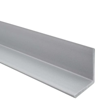 Abbildung von Quest Winkelprofil 27x27mm Kantenschutzwinkel Winkelleiste Eckenschutz PVC Kunststoff Ohne Klebeband 180cm, Silber
