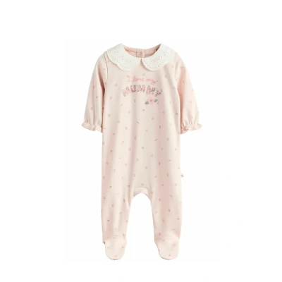 Abbildung von Next Regular FIT Strampler für Kinder, Größe: 68, Pink mummy