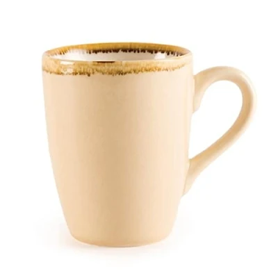 Abbildung von Olympia Kiln Cappuccino Tasse, Rindenfarbe, 340 ml Porzellan mit neuen Funktionen, 6 Stück