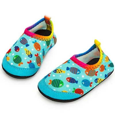 Abbildung von Yorgou Baby Strandschuhe Schwimmschuhe Badeschuhe Wasserschuhe Schnelltrocknende Aquaschuhe rutschfest Barfuss Schuh für Kinder Beach Pool