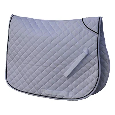 Abbildung von Rhinegold 0 Twin Bound Saddle Cloth Cob Red Schabracke, rot