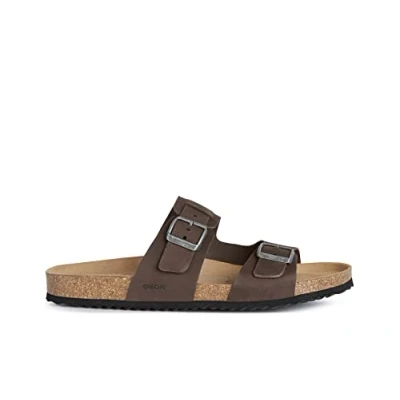 Abbildung von Geox Ghita Pantolette flach, Herren, Größe: 43, Dark coffee Schuhe