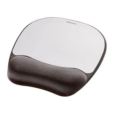 Abbildung von Fellowes Mousepad mit Handgelenkauflage Memory Foam silber