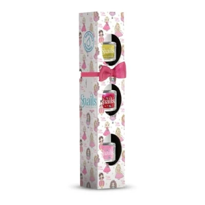 Abbildung von Snails 510393 Kinder Nagellack Geschenkset, Mini Prinzessin 3x5 ml, auf Wasserbasis, abwaschbar, unbedenklich, vegan