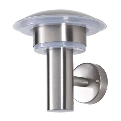 Abbildung von Lindby LED Außenwandleuchte Lillie, Höhe 19 cm, Edelstahl
