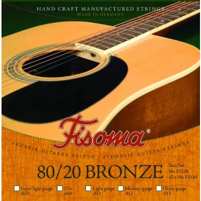 Abbildung von Satz FISOMA Gitarrensaiten 80/20 Bronce 12 saitig oktav