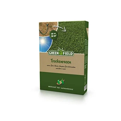 Abbildung von Greenfield Trockenrasen Rasen Samen Mantelsaat® Vital 1kg für ca. 30m²