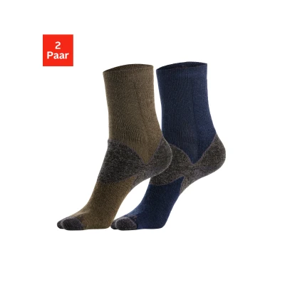 Abbildung von Bench 2 PACK Socken, Damen, Größe: 35, x navy anthrazit olive