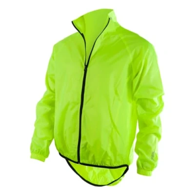 Abbildung von O&#039;NEAL Mountainbike Regenjacke MTB Downhill BMX Wasserabweisend &amp; atmungsaktiv, Elastische Bündchen, Reflektierender Print Breeze Rain Jacket Erwachsene Neon Gelb Größe L