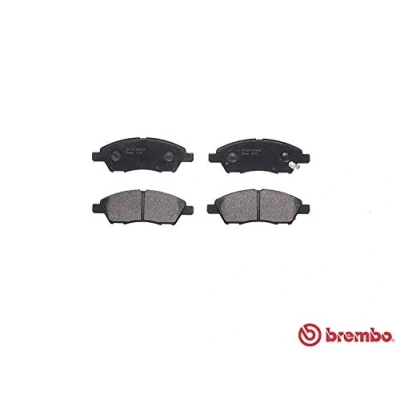 Abbildung von BREMBO P 56 070 Bremsbelagsatz mit akustischer Verschleißwarnung ohne Zubehör NISSAN: MICRA 4, Cube
