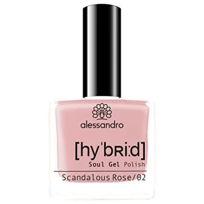 Abbildung von Alessandro Hybrid Soul Gel Polish 717 Scandalous Rose 8 ml