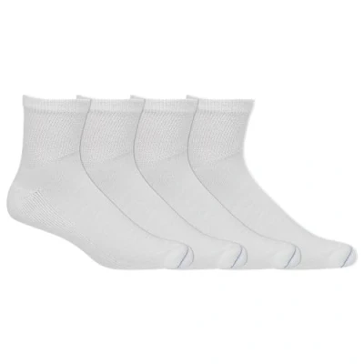 Abbildung von Dr. Scholl&#039;s Herren Diabetes &amp; Circulator 6 Pair Packs Non Binding Moisture Management Lässige Socke, Weiß Knöchel (4 Paar), 47 49 EU (4er