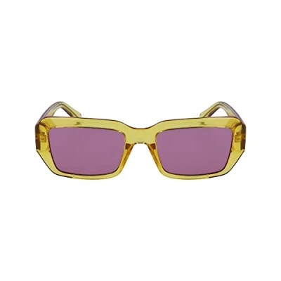 Abbildung von Calvin Klein Jeans CK Unisex Sonnenbrille, Größe: 53, Yellow