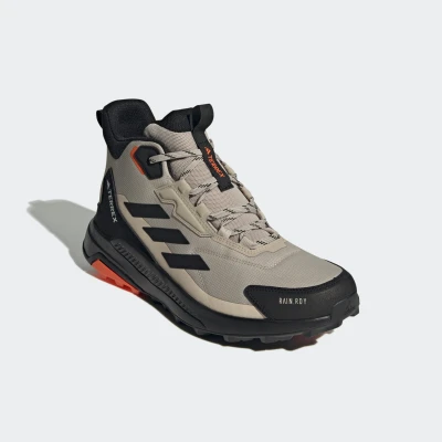 Abbildung von Adidas Terrex Anylander MID Hikingschuh, Herren, Größe: 44 2/3, Beige/core black/semi impact orange Schuhe