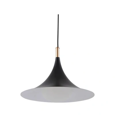 Abbildung von Lindby Hängeleuchte Jarl, schwarz, Metall, Ø 35 cm, G9