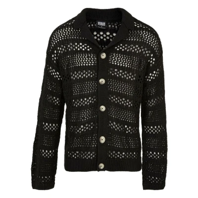 Abbildung von Urban Classics Strickjacke, Herren, Größe: XL, Black