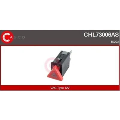 Abbildung von CASCO CHL73006AS Warnblinkschalter 7 polig 12V SKODA: Octavia 2 Combi, I Schrägheck, 1 Combi