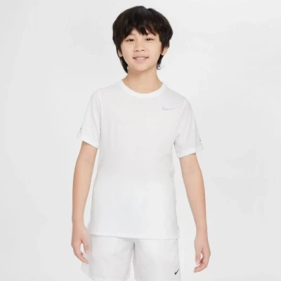 Abbildung von Nike Performance Miler Unisex Sport Tshirt für Kinder, Größe: 122/128, White