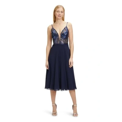 Abbildung von Vera Mont IM Glitzerlook Cocktailkleid/festliches Kleid, Damen, Größe: 42, Night sky
