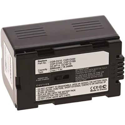 Abbildung von Akku für Panasonic AG DVX100 2200mAh, 7,4V, Li Ion