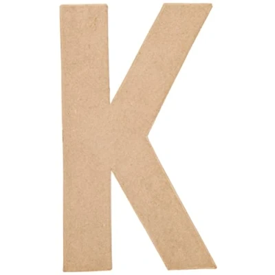 Abbildung von Creativ Pappmaché Zahl, 20 cm, 1 Stück, beige,