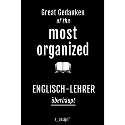 Abbildung von Notizbuch für Englisch Lehrer: Originelle Geschenk Idee [120 Seiten liniertes blanko Papier]