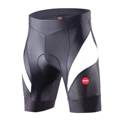 Abbildung von Souke Sports Herren 4D Gepolsterte Radlerhose Atmungsaktiv Schnelltrocknend Fahrradhose