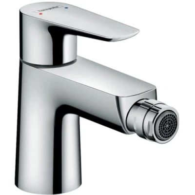 Abbildung von hansgrohe Bidetarmatur &quot;Talis E&quot;, mit Push Open Ablaufgarnitur, chrom