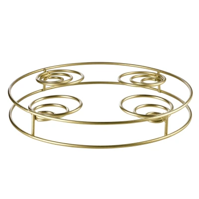 Abbildung von ASA Kerzenständer rund gold multifunkt. Ø 24,5 cm
