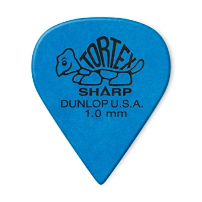 Abbildung von Dunlop Tortex Sharp 100 blau (12 Stück)
