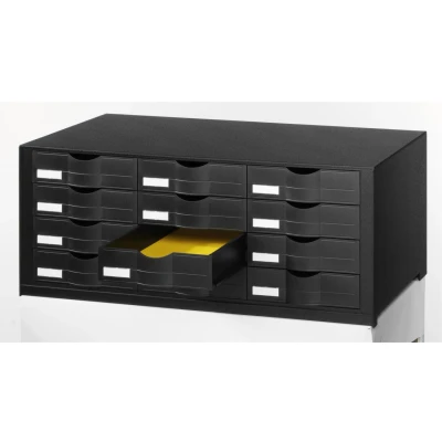 Abbildung von PAPERFLOW Schubladenbox EO9H4441.01 DIN A4 85,8 x 34,2 35,0 cm