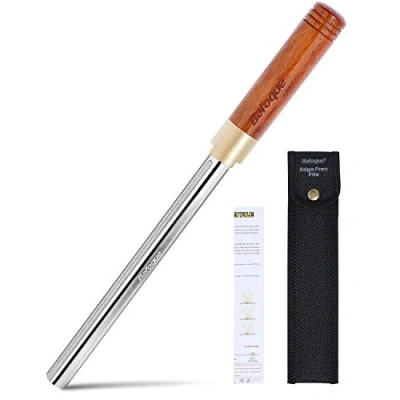 Abbildung von Baroque Bund Feile Gitarre, Bundfeile für Gitarre Diamant, Gitarren Fret File, Verbesserte 3. Generation, 3 Größen Ukulele Bass Banjo Mandoline