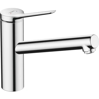 Abbildung von hansgrohe Küchenarmatur &quot;Zesis M33&quot;, 150 CoolStart wassersparend 1 Strahlart, chrom