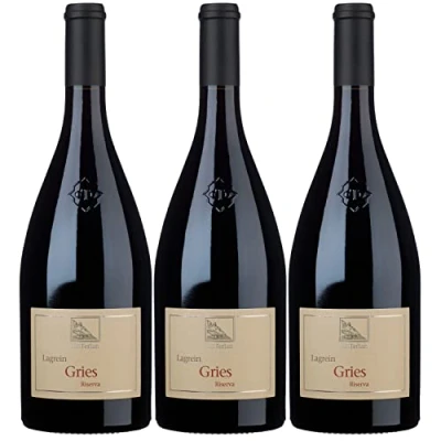 Abbildung von Cantina Terlan Lagrein Gris DOC Riserva Alto Adige Rotwein Wein trocken Italien I Visando Paket (3 x 0,75l)