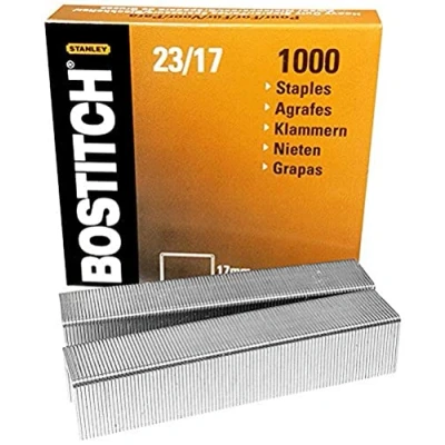 Abbildung von Bostitch 23 17 1M Heftklammern für HD 12F/HD 23L17 Größe 12 x mm, Menge 1000 Stück