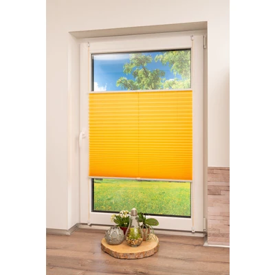 Abbildung von Khome K Home Klemmfix Plissee, Gelb, 75 x 130 cm