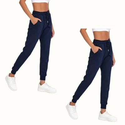 Abbildung von COMEOR Jogginghose Damen Baumwolle Sporthose, Trainingshosen, Freizeithosen, Sweatpants (2 tlg)