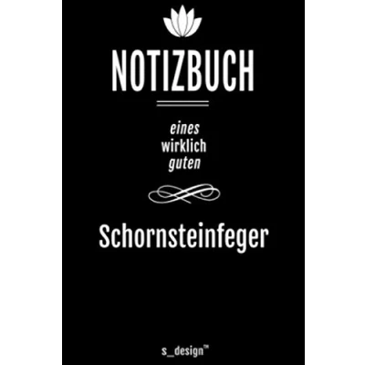 Abbildung von Notizbuch für Schornsteinfeger: Originelle Geschenk Idee [120 Seiten liniertes DIN A6 blanko Papier]
