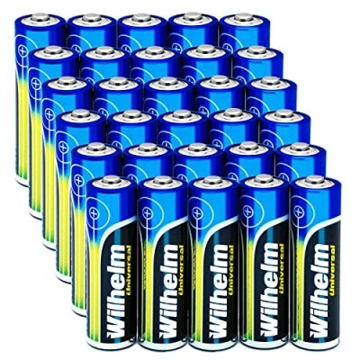Abbildung von Wilhelm 30 AA Mignon Universal Alkaline Batterien im Shrink LR6…