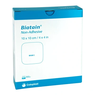 Abbildung von Biatain Schaumverband 10x10 cm nicht haftend