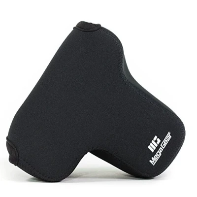 Abbildung von MegaGear MG745 &#039;&#039;Ultra Light&#039;&#039; Neoprene Kamera Tasche für Fujifilm X Pro2 (18 55mm) schwarz