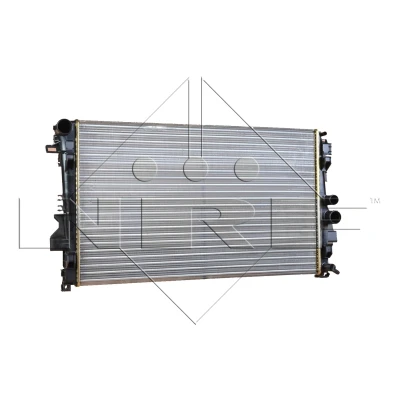 Abbildung von NRF 53801 Kühler, Motorkühlung Aluminium 680 405 26 Kühlrippen mechanisch gefügt MERCEDES BENZ: Vito Mixto, Viano, Bus